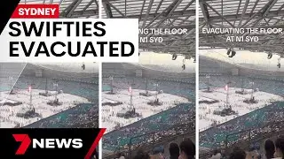 Storms delay Sydney Taylor Swift Eras Tour Sydney concert  | 7 News Australia
