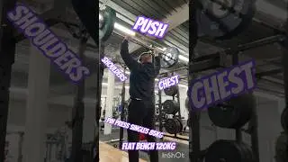 working on pressing singles #push #shoulder #chest #press #gym #shorts #motivation #bench #batman