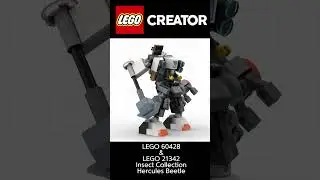 LEGO 21342 Insect Collection - Hercules Beetle & 60428 Mech Mix