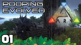 ARK: Pooping Evolved - Ep. 1: Unicorn! | ARK Survival Evolved Multiplayer Let's Play