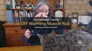DIY Warming Muscle Rub Recipe | Body Rub Essential Oil Trio Tutorial