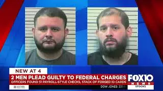 2 men stopped with fake ID cards, forged payroll checks plead guilty to federal offense