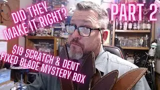 $19 Fixed Blade Mystery Box Part 2  Did True Swords / BudK make it right?