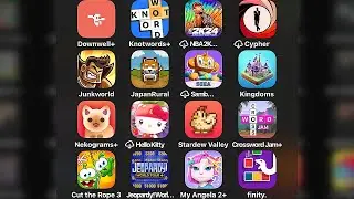 Apple Arcade 16 Games:Junkworld TD,Hello Kitty Island Adventure,Stardew Valley,Cut the Rope 3 (Ep 6)