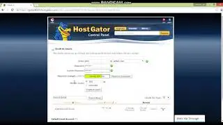 HostGator create an email account