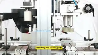 Tabletop Automatic Hydrating Facial Mist Capping Machine