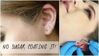MY TRAGUS PIERCING EXPERIENCE / HEALING PROCESS, CLEANING, PAIN LEVEL