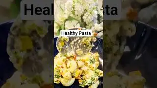 Creamy white sauce pasta made in a healthier way 🤍