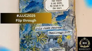 #JJJC2025 | Flip Through | Completed July Junk Journal Challenge | Channel Update