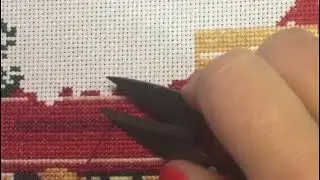 Живой процесс вышивки крестом. Crossstich. SATISFYING. 2021|2022