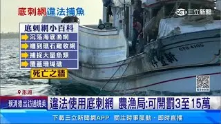 「死亡之牆」毀海洋生態　漁民違法用「底刺網」｜三立新聞網 SETN.com