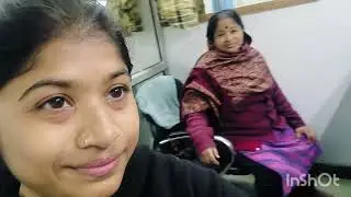 my mom's first time threading experience last day of the year December.30 .2024