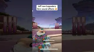 Jeff new legendary skin sound effects 🔥 #marvelrivals #marvel