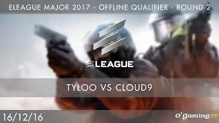 TyLoo vs Cloud9 - ELEAGUE Major 2017 - Offline Qualifier Round 2 - CS:GO