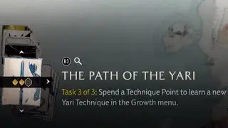 Ghost of Yotei | Task 3 of 3 Spend a technique point to learn a new yari technique in growth menu