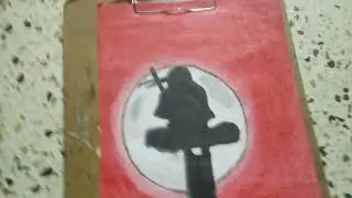 ITACHI DRAWING  OIL PASTEL #shorts #healthyfood #anime #itachi