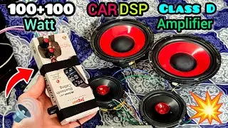 100+100 watt stereo class D car amplifier testing home made amplifier #car #amplifier #testing