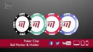Masters Golf - Poker Chip Ball Marker & Holder ZDTE0090