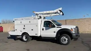 2011 Ford F550 XL SD 4x4 Altec AT37G Articulated Bucket Truck for Sale