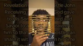 Revelation 10:1-11 #GodTheFather #GodTheSon #HolySpiritWithin #Revelation