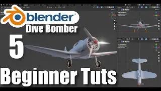 3D Modeling in Blender (Airplane pt.5)