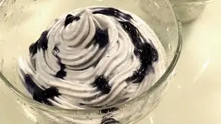 Easy 2 ingredient Blackcurrant Mousse | Yummy dessert