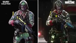 Which Is More REACTIVE? Cold War or Warzone | Jackal Iridescent Ultra Operator Skin |