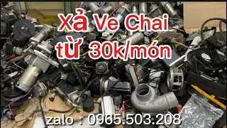 Xả Ve chai đồ b&atilde;i : bơm nước, ph&aacute;t điện Servo, motor chế tời, đ&egrave;n Led, Giảm tốc chế xe r&ugrave;a