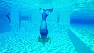 I Became A Mermaid For A Day! - Underwater Swimming in FinFun Monofin