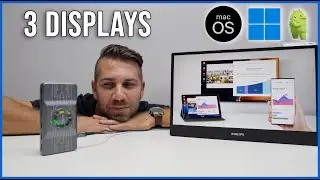 Android, Macbook M1 & Windows Triple Display Docking Station Kwumsy H1