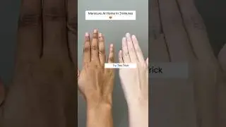 Manicure At Home In Just 2 Min #manicure #manicureathome #darkness #shorts #whitening #clearskin