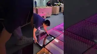 Instant sparkle! Get your LED dance floor glowing in seconds! 💫 #LEDDanceFloor #Shorts #led