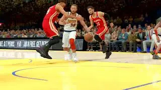 NBA 2K26 Stephen Curry 25 PTS Court side Highlights | WARRIORS vs HAWKS | MyCareer #warriors