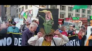 Powerful Intense Pro Palestine & Workers United Rally & March on May Day 2025 NYC #20 20250501 18435