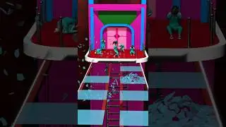 How to cross the GLASS BRIDGE in SQUID GAME #shorts #babyduck