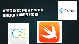 How to Check if user is Signed in iCloud in Flutter for iOS