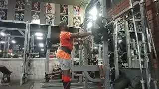 STANDING MILITARY 60 KG PRESS. LET'S GET IT BABY 😍
