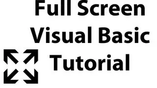 How To: Make Program Full screen In Visual Basic 2008/2010/2012