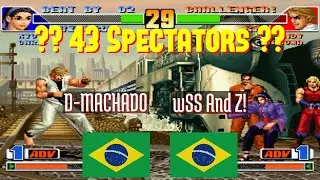FT10 @kof98: D-MACHADO (BR) vs wSS And Z! (BR) [King of Fighters 98 Fightcade] Jan 2