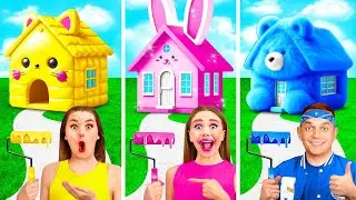 Домики Одного Цвета Челлендж | Креативные Лайфхаки Для Декора от BaRaDa Gold Challenge