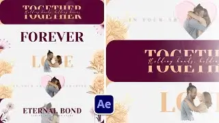 Cinematic Couple Moments | Animated Banner Slideshow  | After Effects