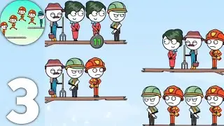 Stickman Sort Puzzle - (WEEGOON) All Levels 36-47 Gameplay Walkthrough (Android,iOS)
