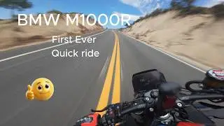 BMW M1000R First Time RIDE! #bmwm1000r #motorcycle #dji