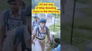 On the way of Map Reading Class 🥰🥰#trending #viral #armylover #policevlogs #police #vlog