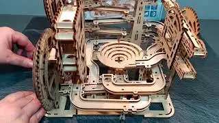 Marble run , Maquette en bois 