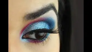 Pink and Blue Eyeshadows / Xxrevolution XXtravaganza Eyeshadow Palette / makeup revolution Palette.