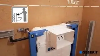 Монтаж инсталляции для унитазов Geberit Omega 12