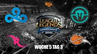 LCS NA Summer Split 2016 | FOX vs NRG | IMT vs C9 | W5D3