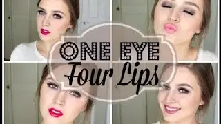 One Step Smokey Eye + 4 Lip Options | #PROMWEEK