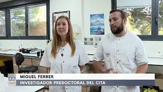 Miguel Ferrer y Patricia Irisarri participan en un reportaje sobre el proyecto Sidrarbe en Aragón TV